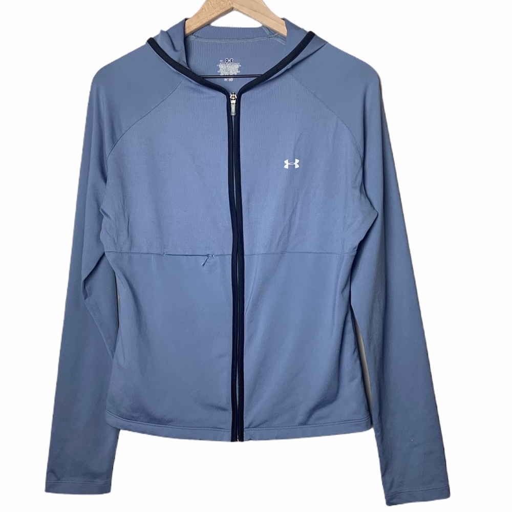 Underarmour Zip Hooded Track Jacket Size: Large